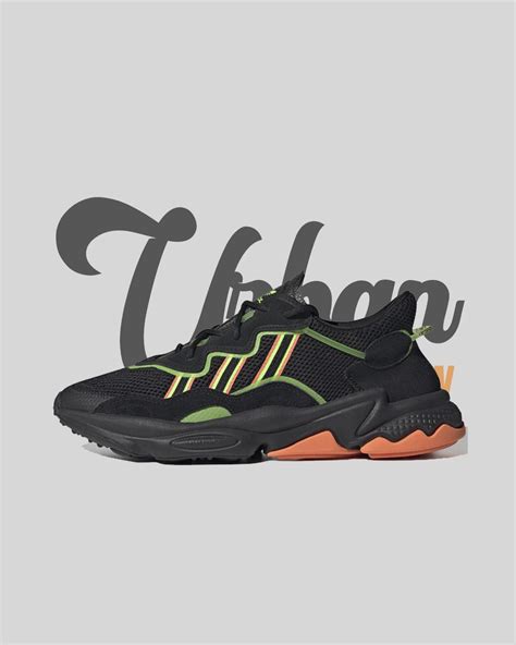 adidas ozweego black orange green|Adidas originals OZWEEGO knit.